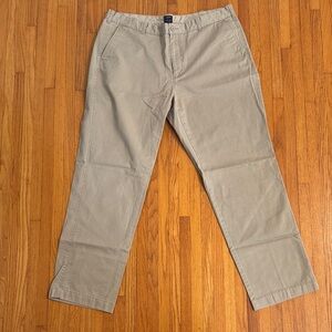 J.CREW THE BLEECKER KHAKI CHINO PANTS 40 x 34